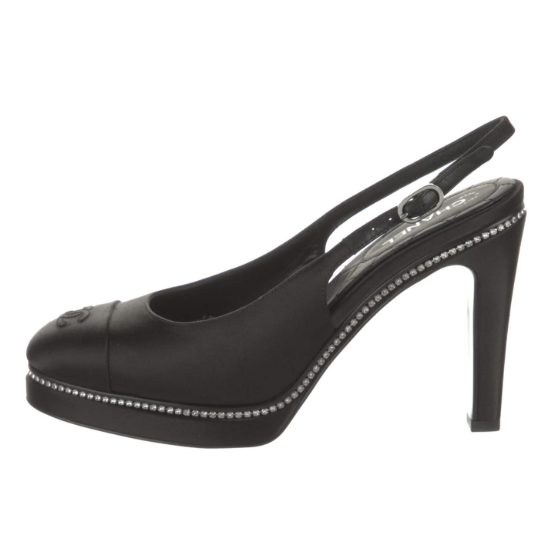 Chanel Interlocking CC Logo Slingback Pumps — UFO No More